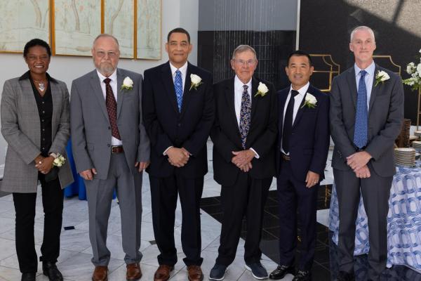 Rob Beeler, Jack Cheng, Tracy Drain, Edward Foree, Vincent Holloway and Howard Moore inducted into the Hall of Distinction.