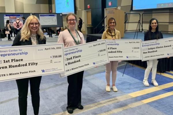 Two Biomedical Engineering Graduate Students Received Awards in VACA's "60-second Poster Pitch" Competition